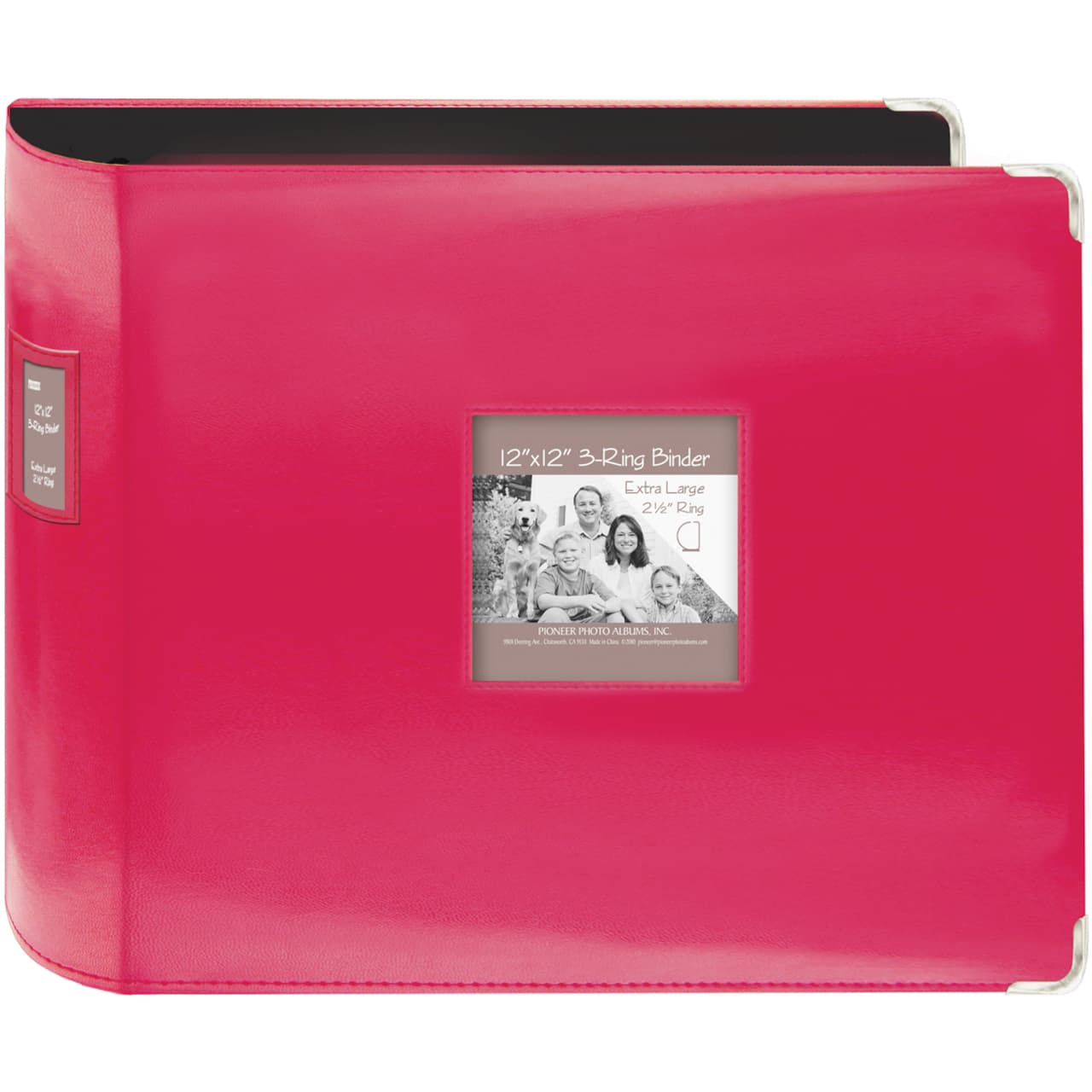 Pioneer® Extra Large 3-Ring Sewn Leatherette Album, 12" x 12"